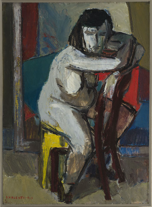 immagine: Italo Valenti, Studio di nudo, 1947, olio su tela, cm 55 x 40, Archivio Italo Valenti, Mendrisio (foto Roberto Pellegrini)